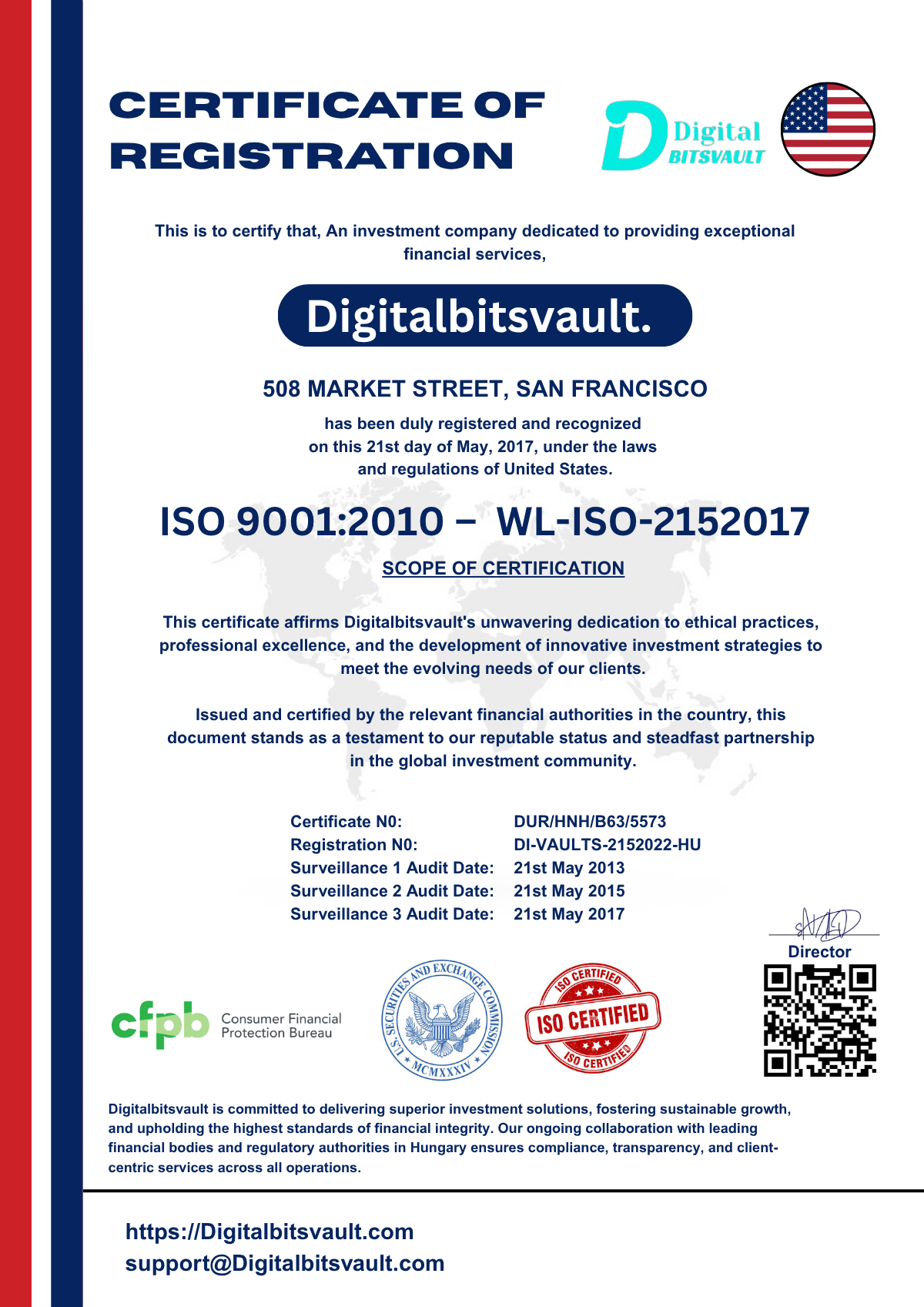 Company Certification